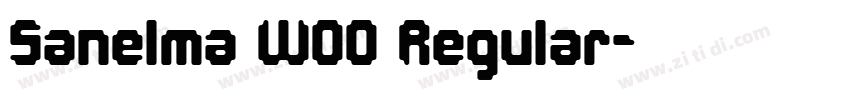 Sanelma W00 Regular字体转换